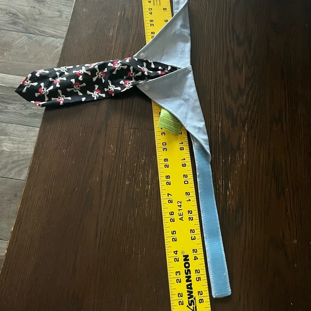 PETEYDESIGNS Dog pirate print Tie/NWT - Picture 10 of 10